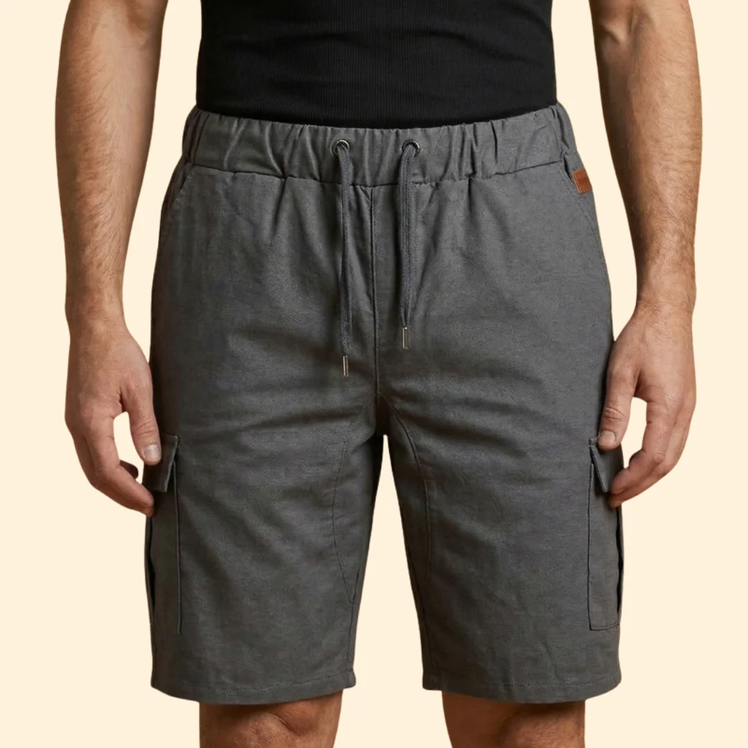 Men’s Relaxed Fit Cargo Shorts with Drawstring - Image 8