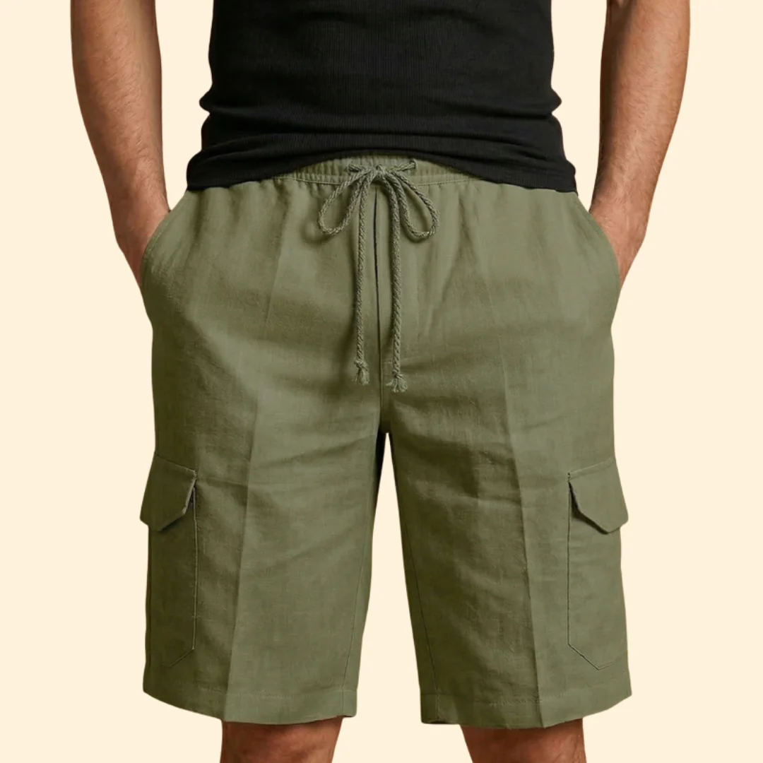 Men’s Relaxed Fit Cargo Shorts with Front Pockets - Image 11