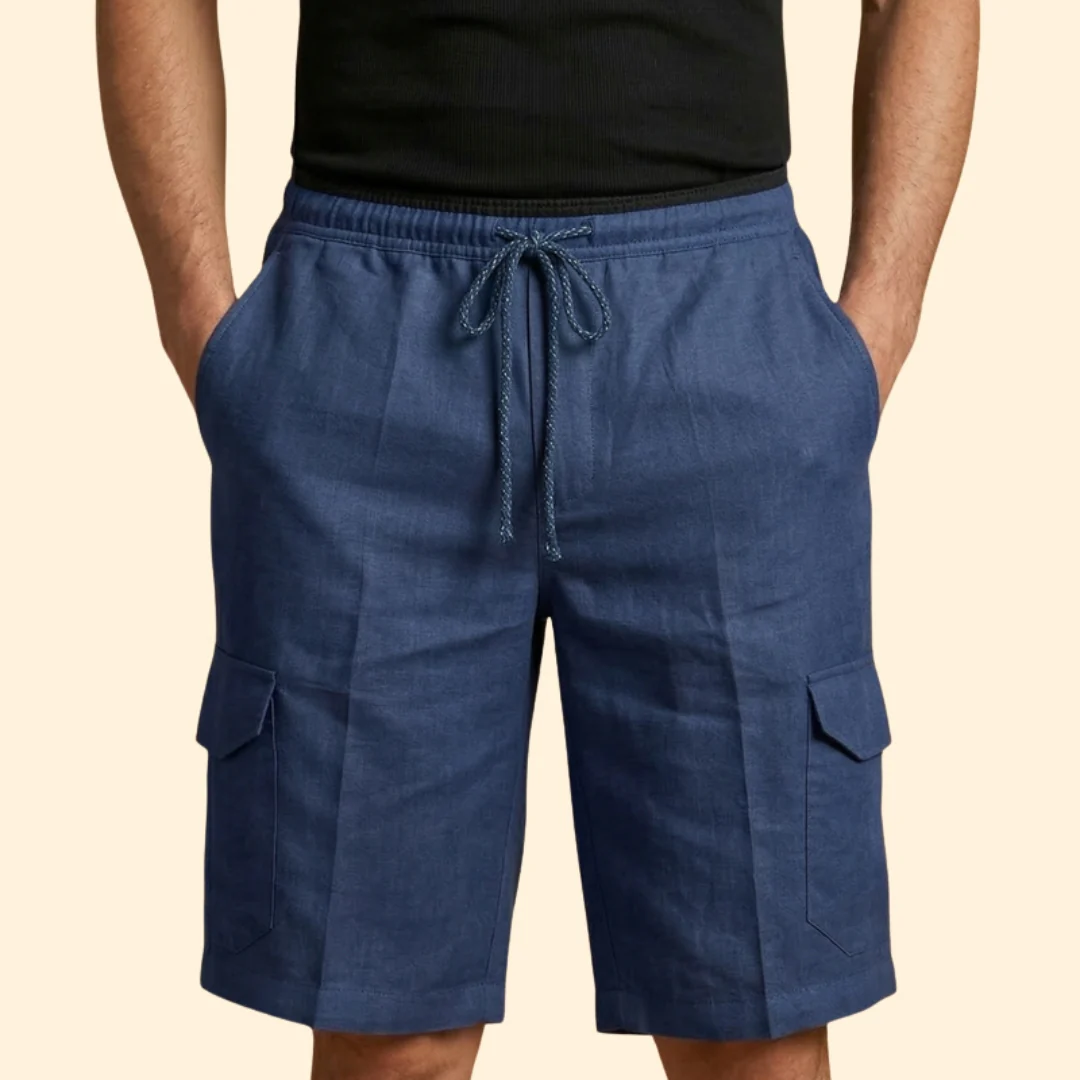 Men’s Relaxed Fit Cargo Shorts with Front Pockets - Image 3