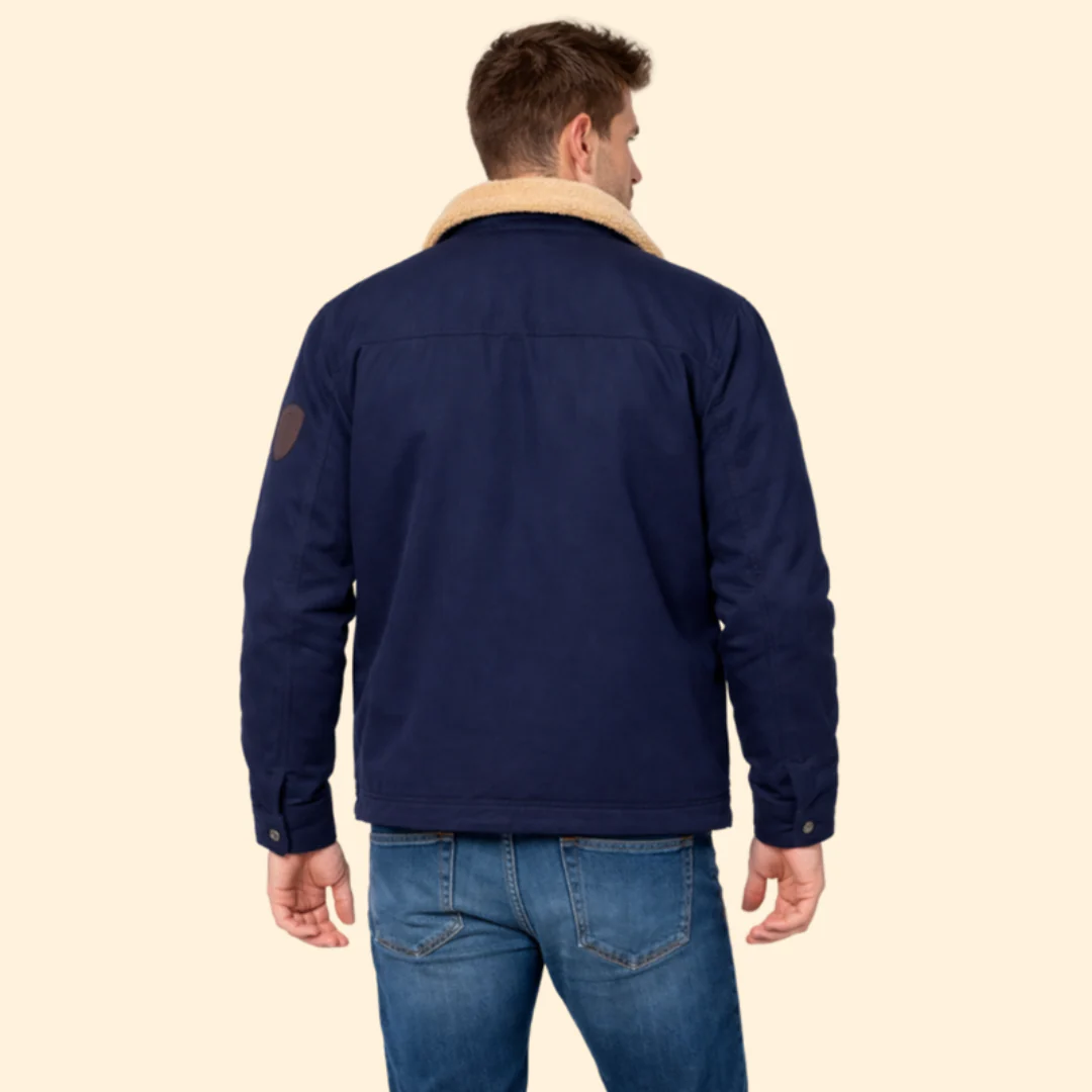 Men’s Sherpa Jacket with Structured Fit - Image 4