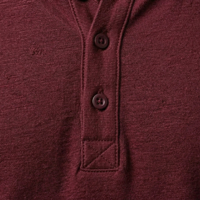 Men’s Short Sleeve Henley T-Shirt with Buttoned Neckline - Image 6