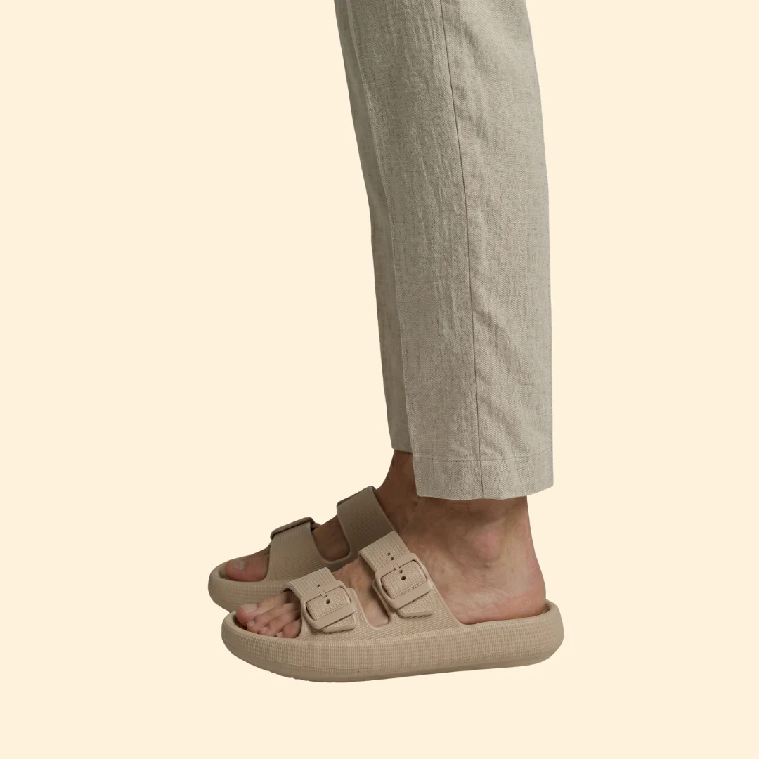 Men's Slide Sandals with Buckles - Image 5