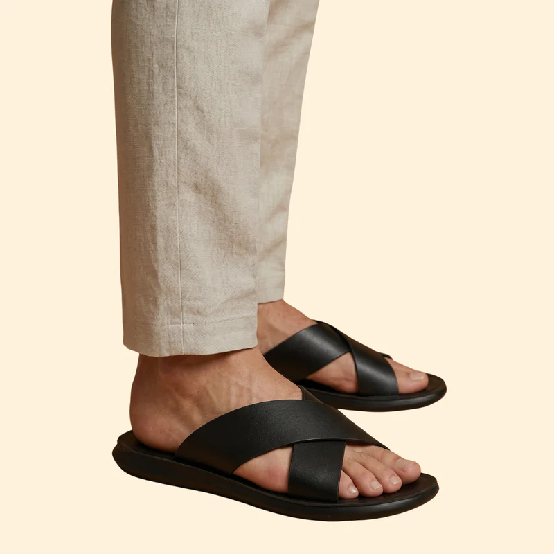 Men's Slide Sandals with Straps - Image 3