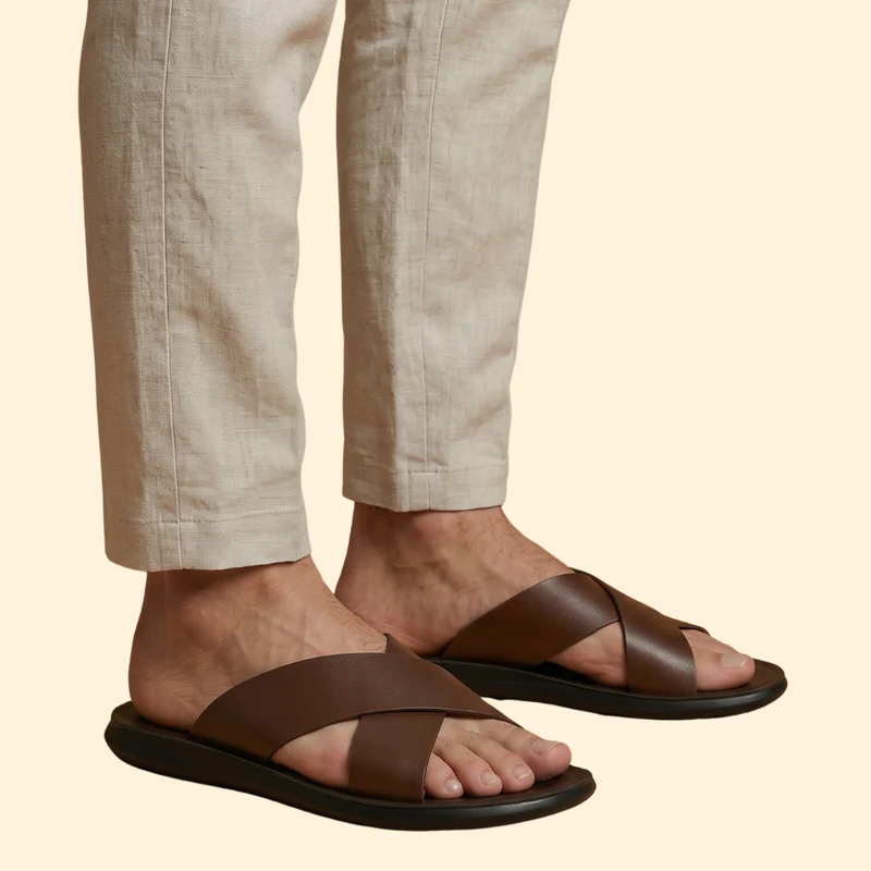 Men's Slide Sandals with Straps - Image 6