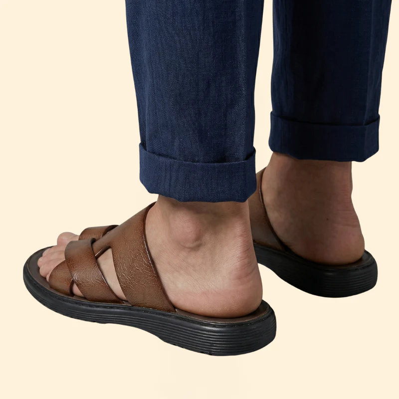 Men’s Slide Sandals with Toe Loop - Image 5