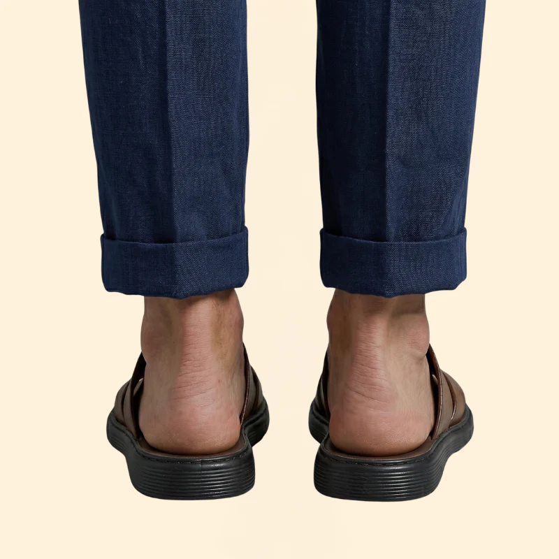 Men’s Slide Sandals with Toe Loop - Image 6