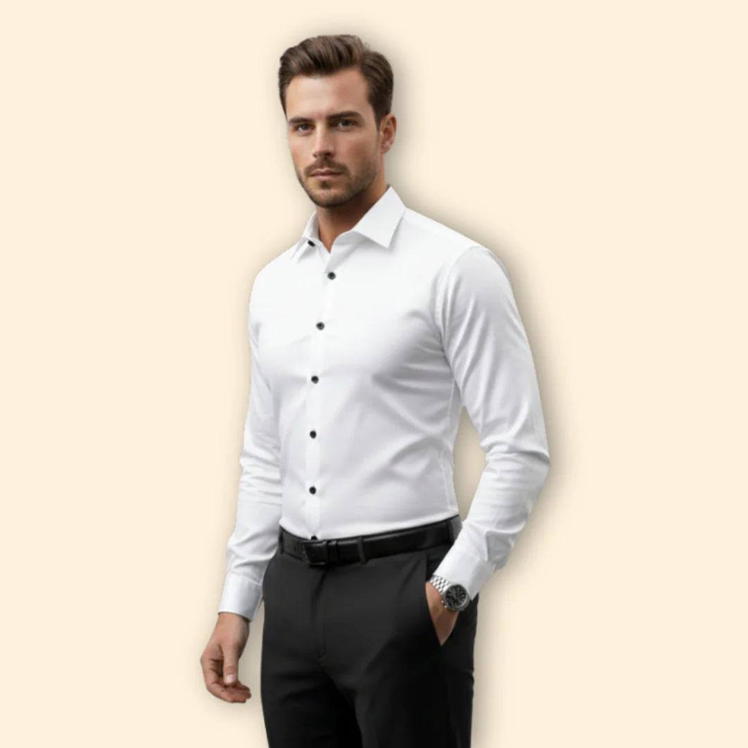 Men’s Slim Fit Shirt with Button Closure - Image 10