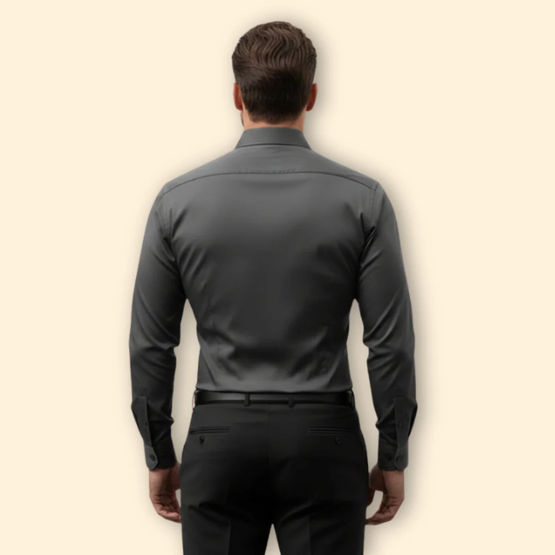Men’s Slim Fit Shirt with Button Closure - Image 3