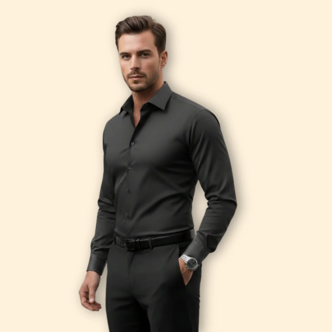 Men’s Slim Fit Shirt with Button Closure - Image 5