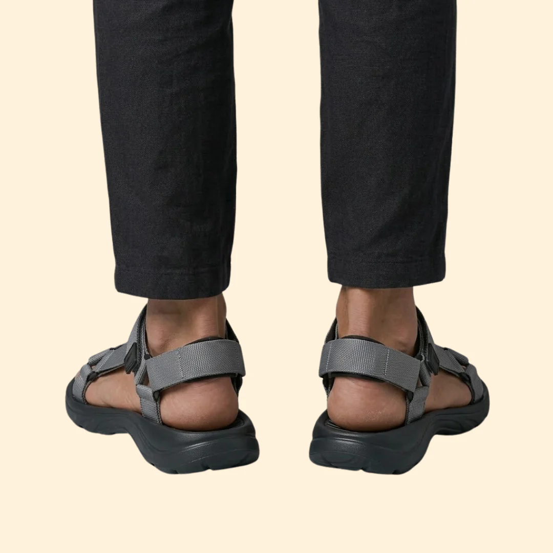 Men’s Sport Sandals with Textured Insole - Image 5