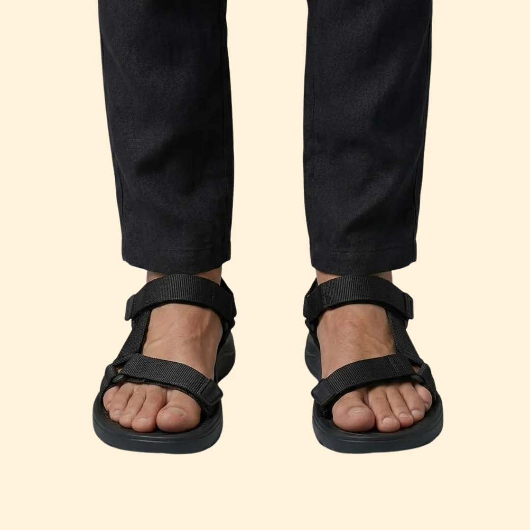 Men’s Sport Sandals with Textured Insole - Image 6