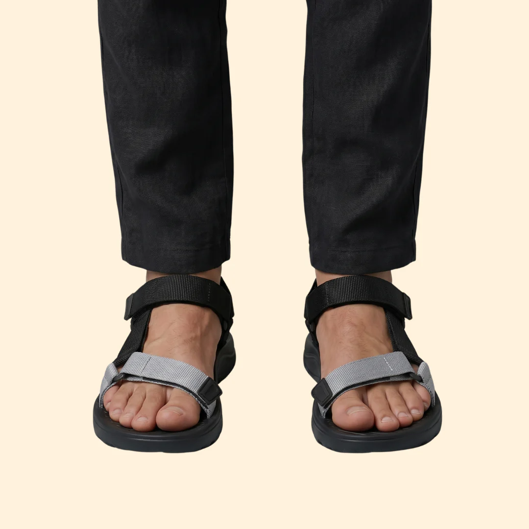 Men’s Sport Sandals with Textured Insole - Image 7