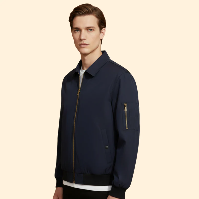 Men’s Sporty Bomber Jacket - Image 3