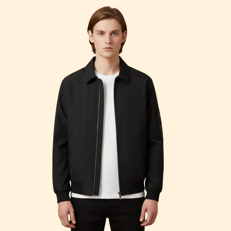 Men’s Sporty Bomber Jacket - Image 7