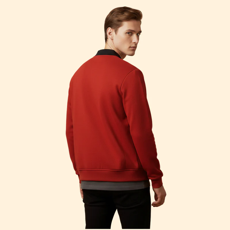 Men’s Sporty Bomber Jacket - Image 4