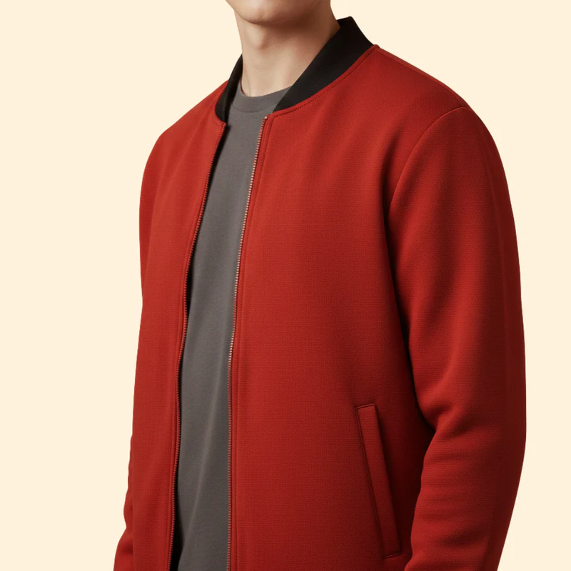 Men’s Sporty Bomber Jacket - Image 6