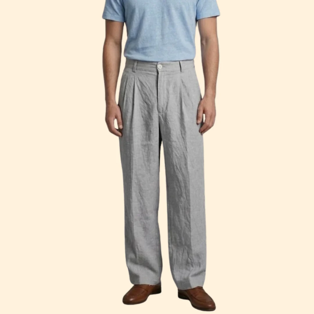 Men’s Straight Pants with Side Pockets - Image 10