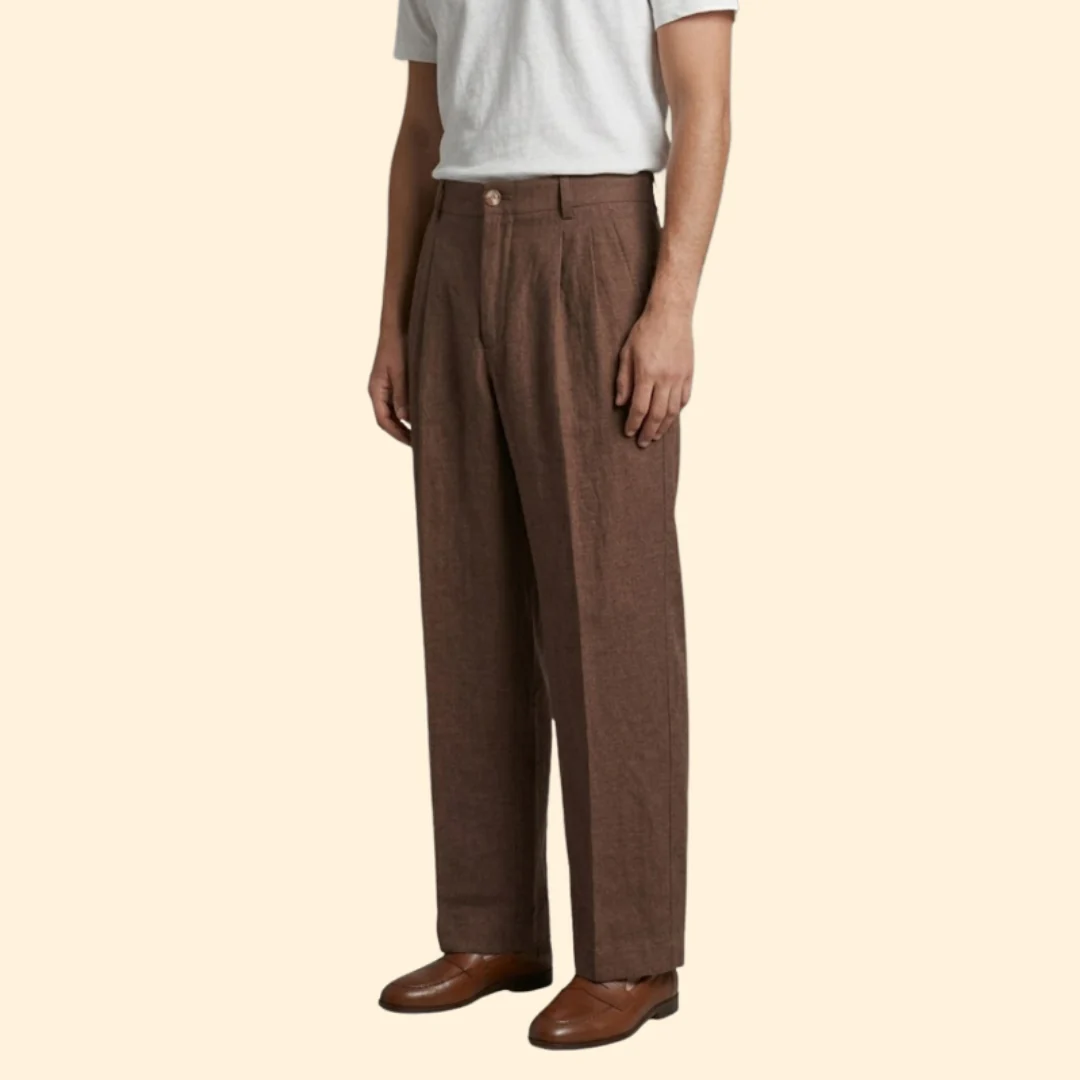 Men’s Straight Pants with Side Pockets - Image 4