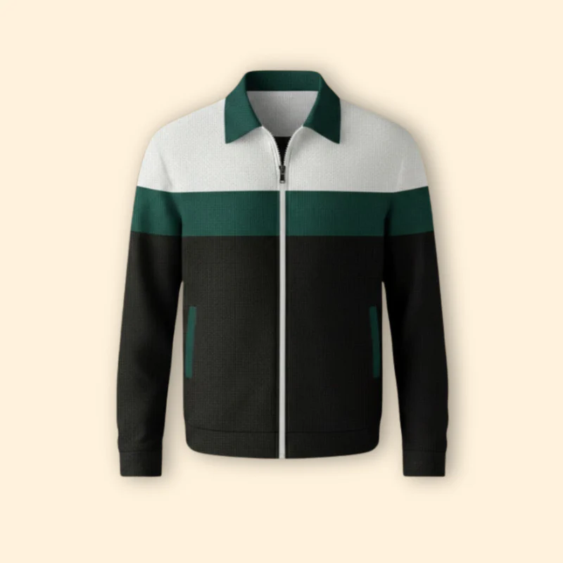 Men’s Structured Bomber Jacket