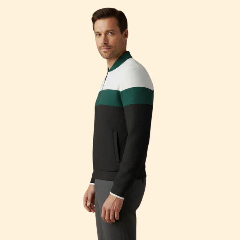 Men’s Structured Bomber Jacket - Image 4