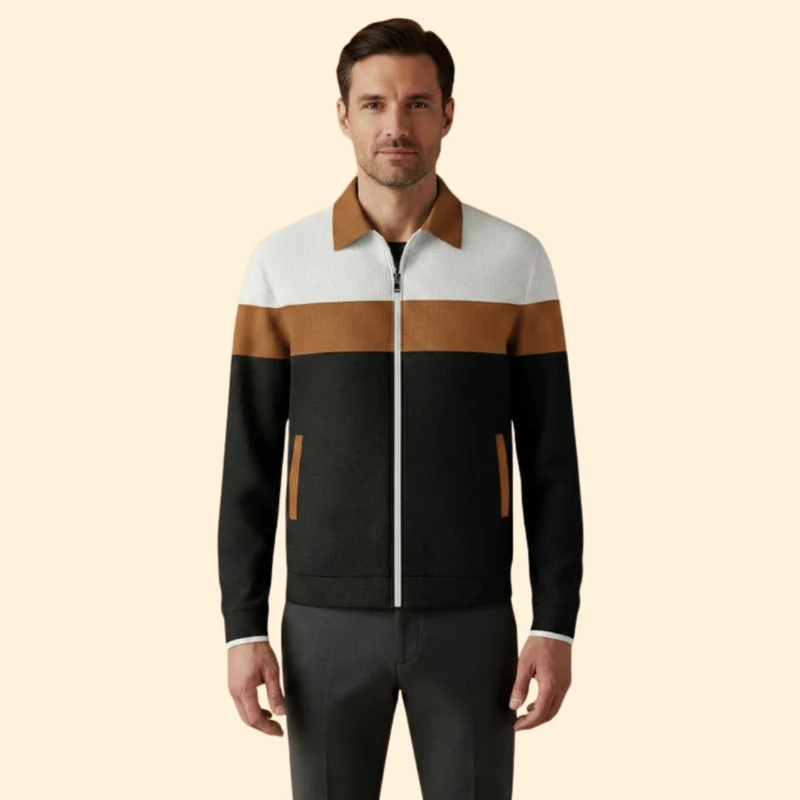Men’s Structured Bomber Jacket - Image 8