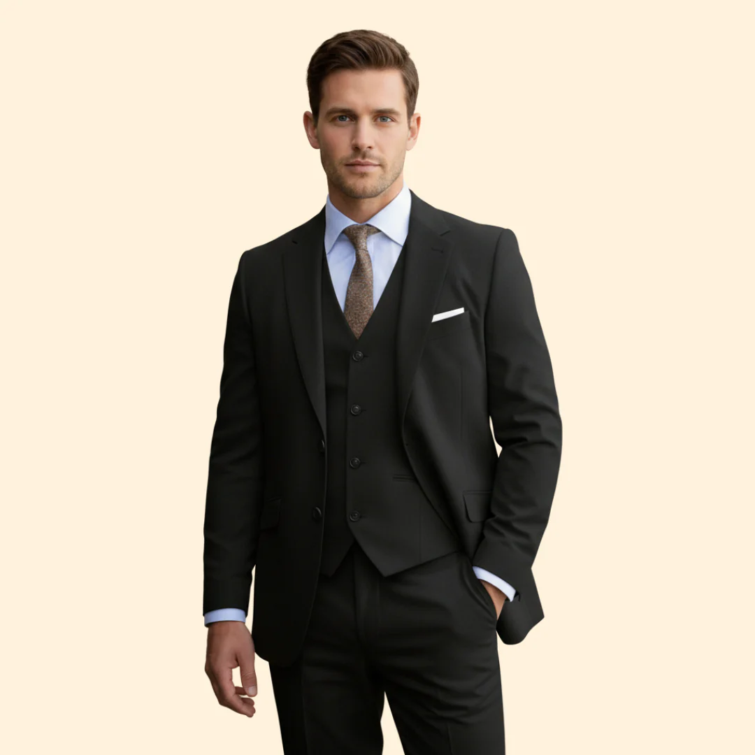 Men’s Suit with Three-Piece Design - Image 5