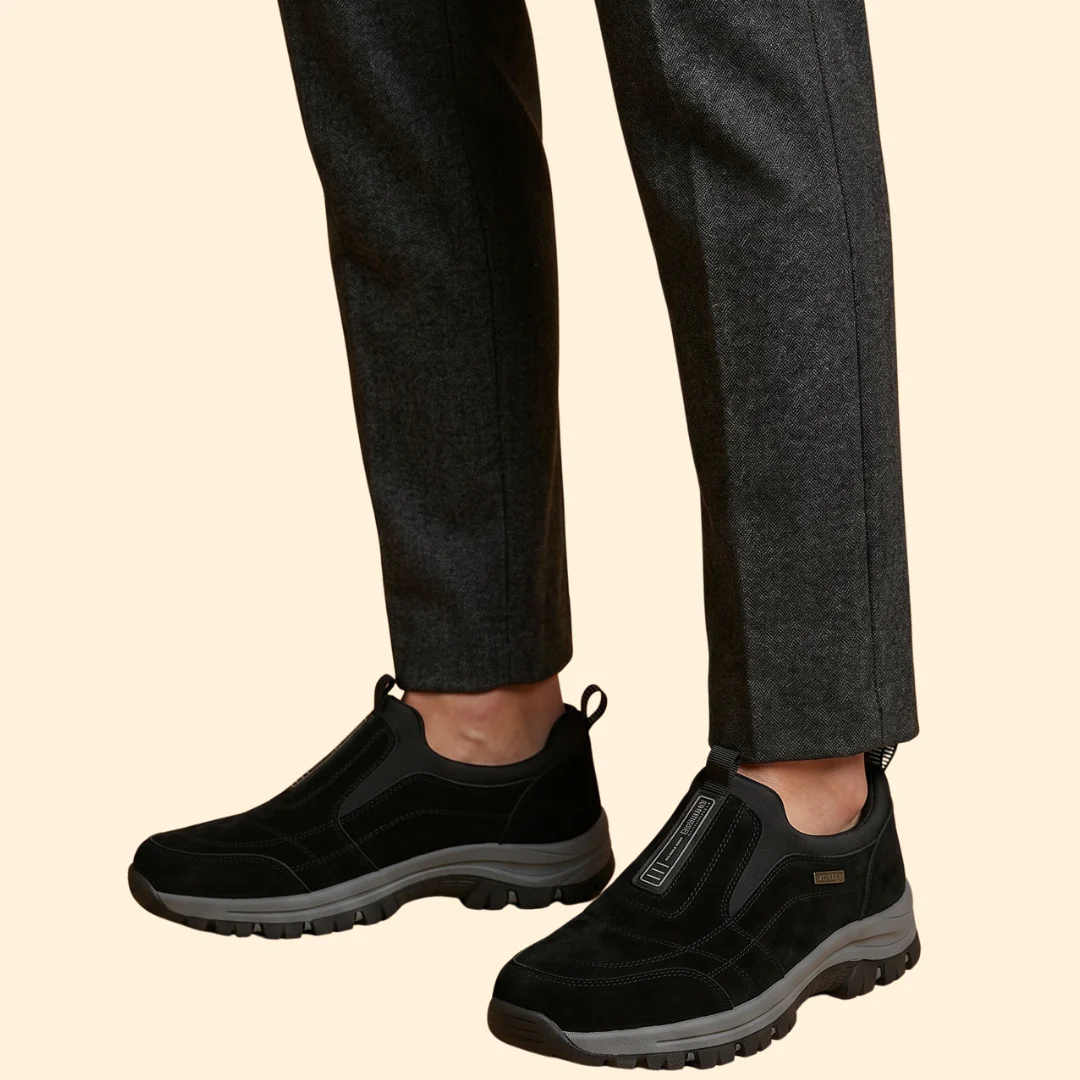 Men’s Textured Sole Shoes with Orthopedic Support - Image 6