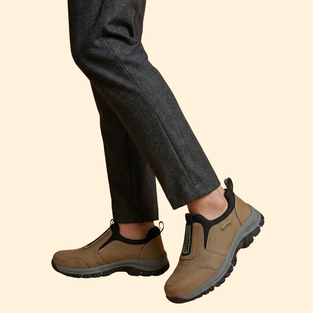 Men’s Textured Sole Shoes with Orthopedic Support - Image 7