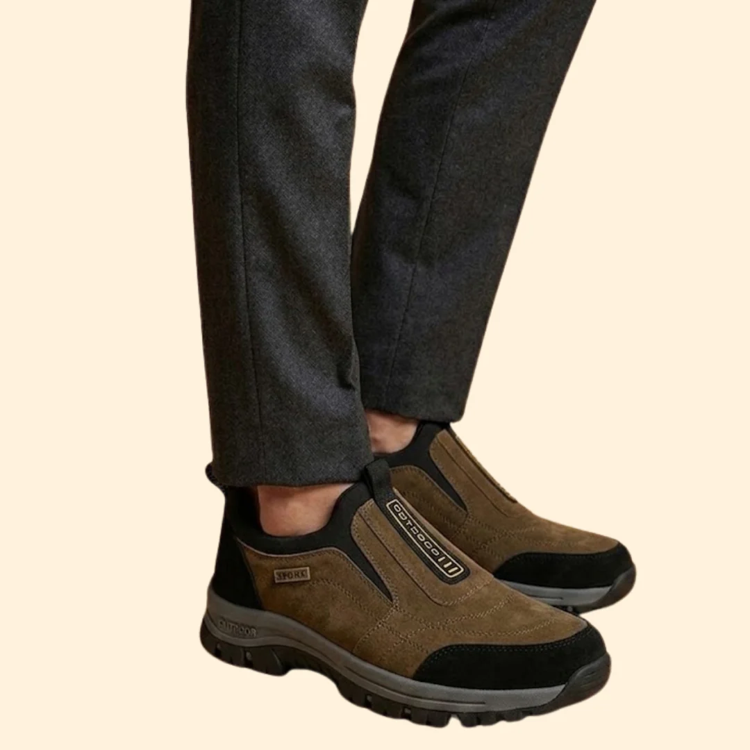 Men’s Textured Sole Shoes with Orthopedic Support - Image 8