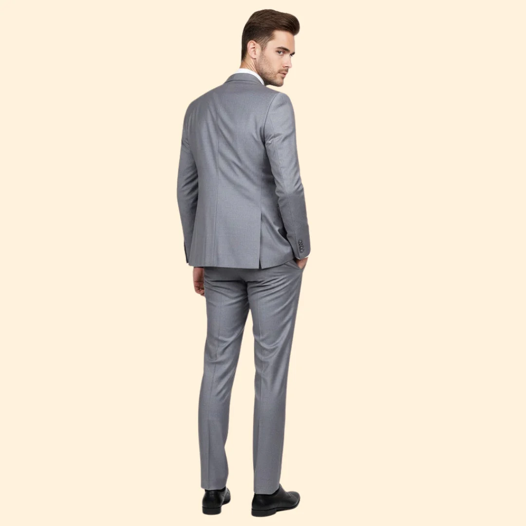 Men’s Three-Piece Suit with Notch Lapel - Image 5