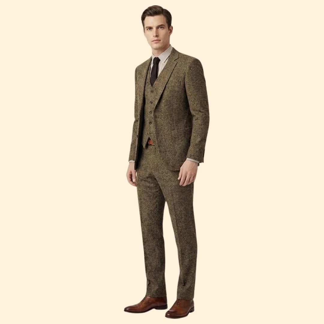Men’s Three-Piece Suit with Tailored Fit - Image 3
