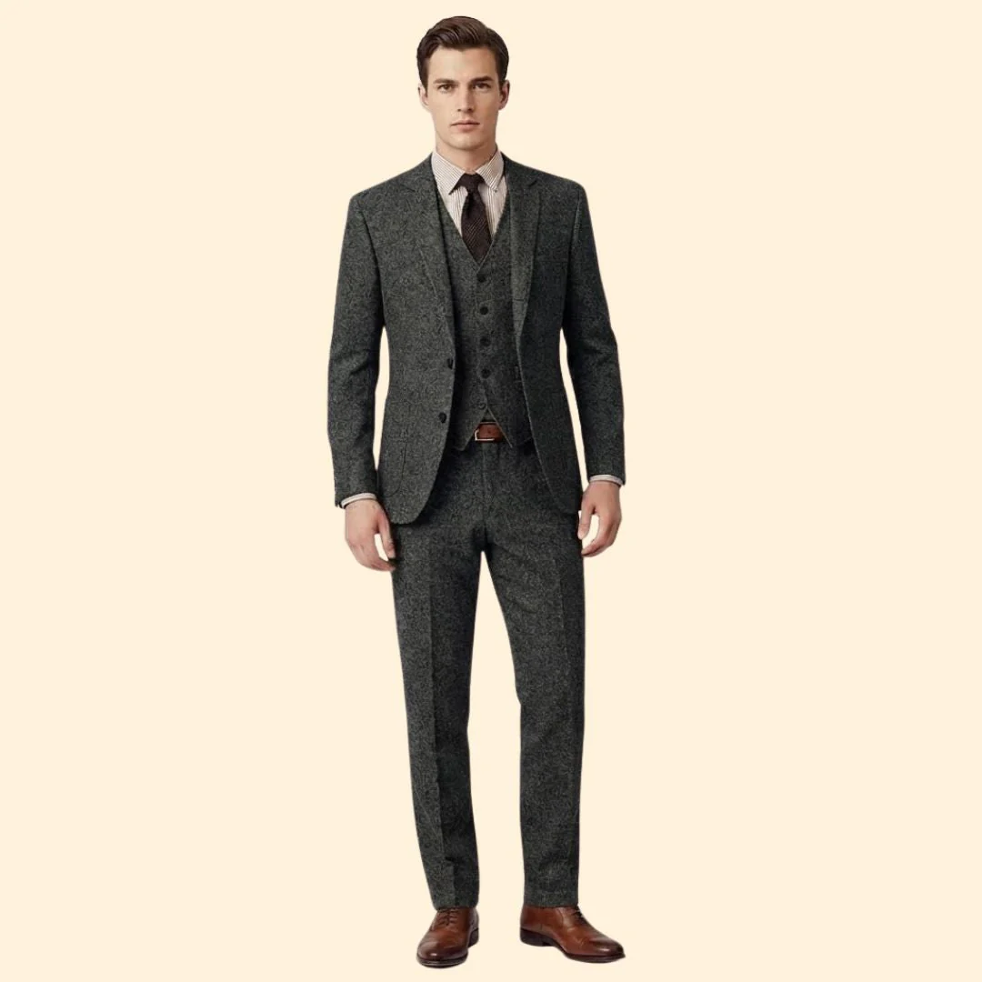 Men’s Three-Piece Suit with Tailored Fit - Image 7