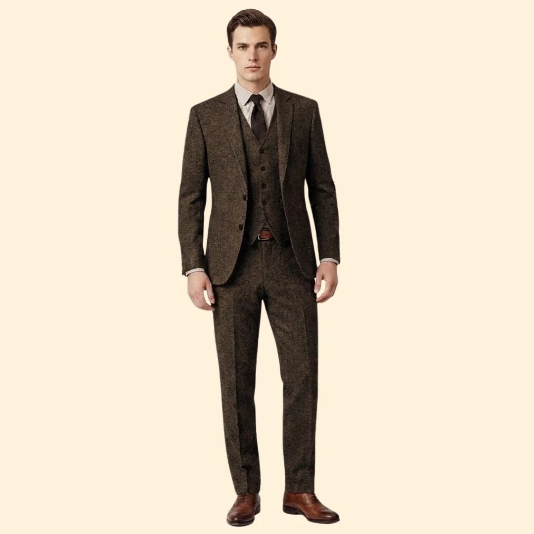 Men’s Three-Piece Suit with Tailored Fit - Image 8