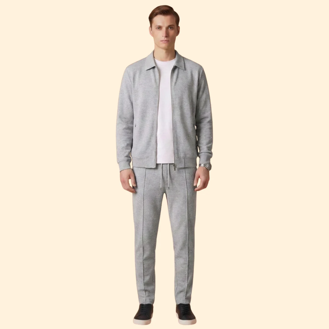 Men’s Tracksuit with Straight Leg Trousers - Image 9
