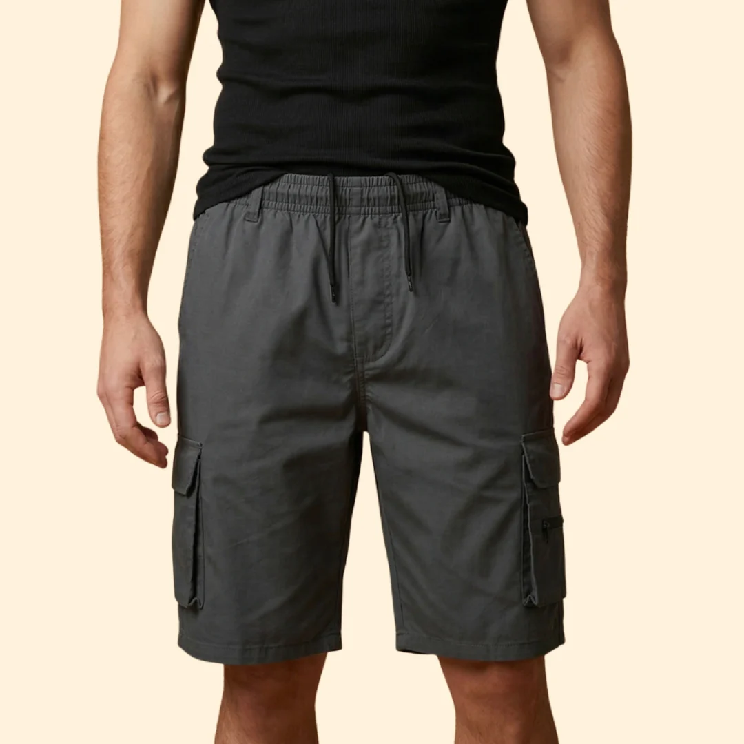 Men’s Utility Cargo Shorts with Side Pockets - Image 11