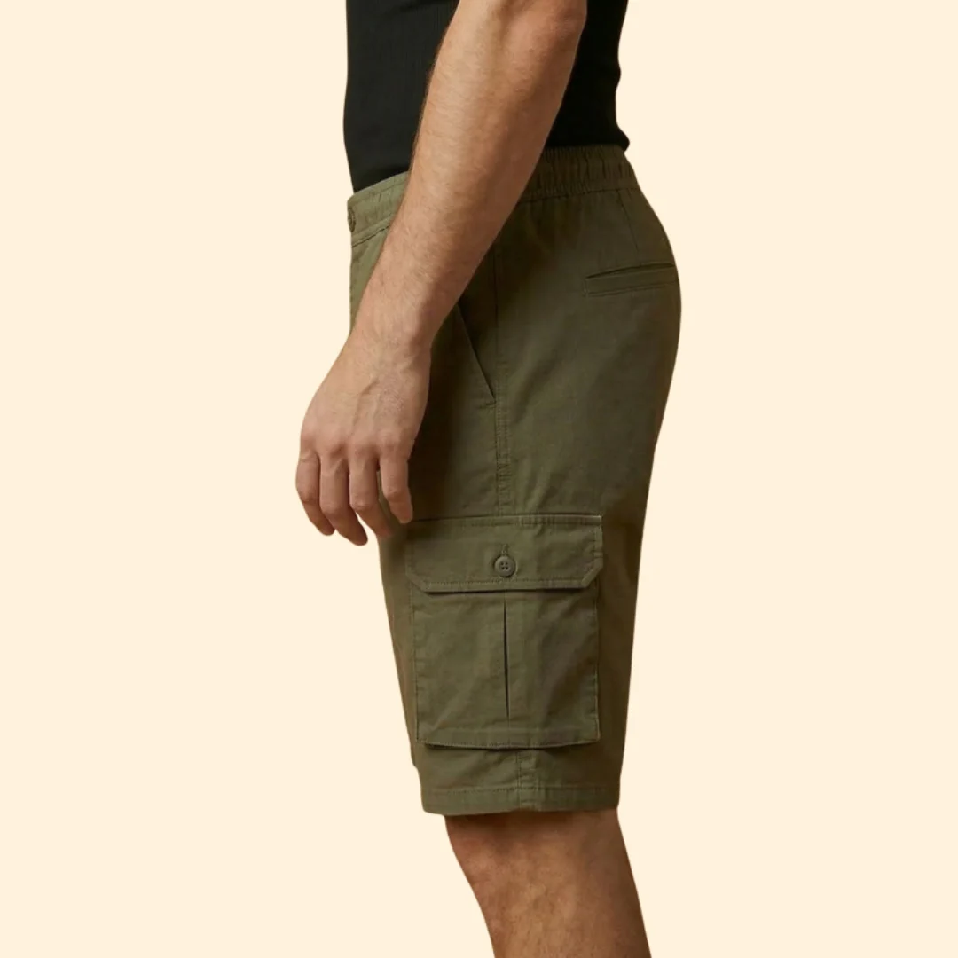 Men’s Utility Cargo Shorts with Side Pockets - Image 5