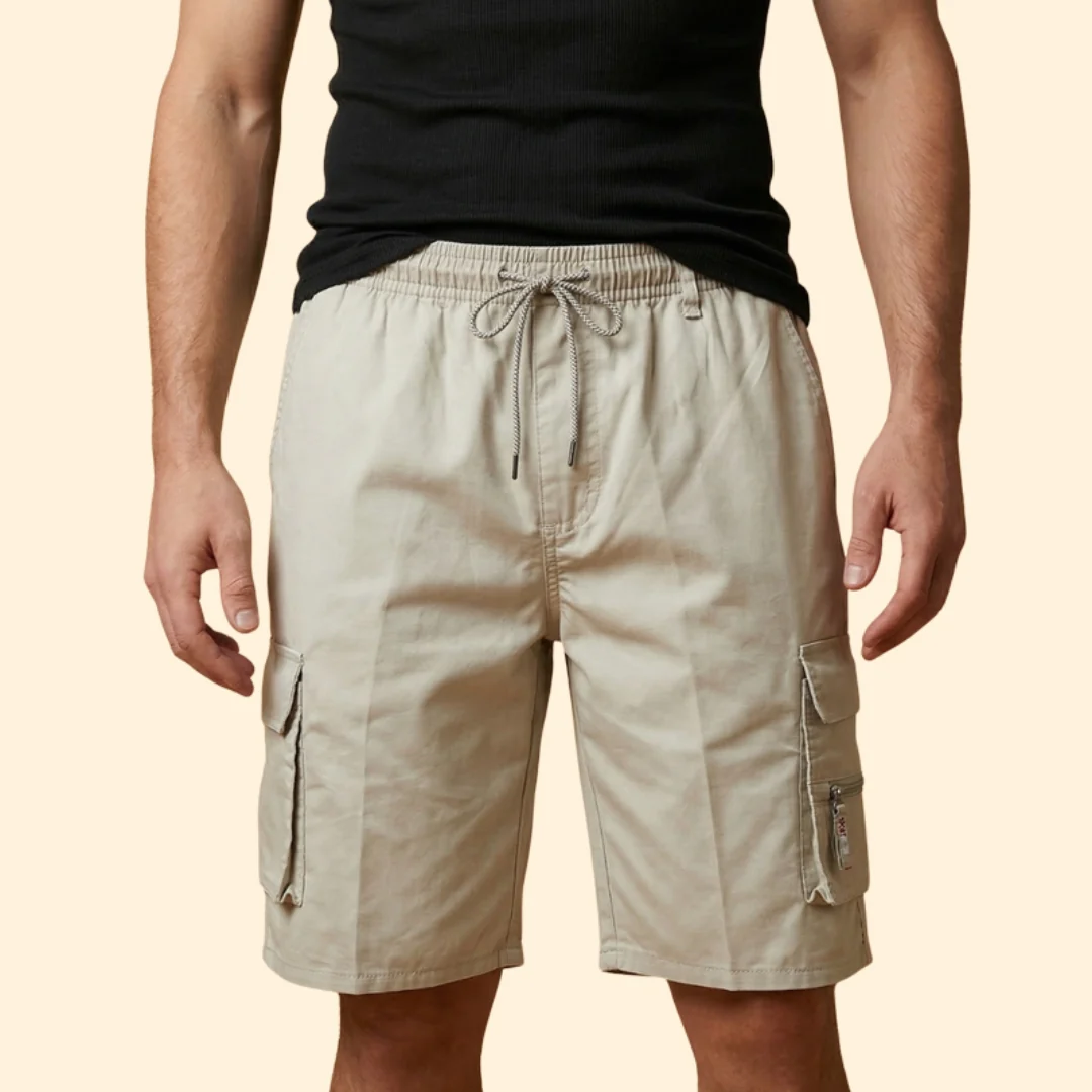 Men’s Utility Cargo Shorts with Side Pockets - Image 9