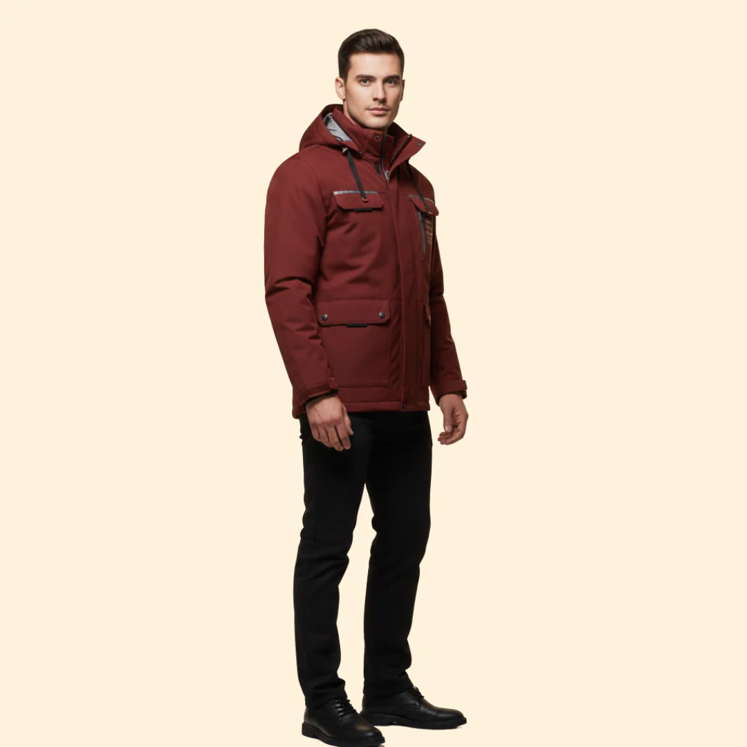 Men’s Utility Jacket with Flap Pockets - Image 3