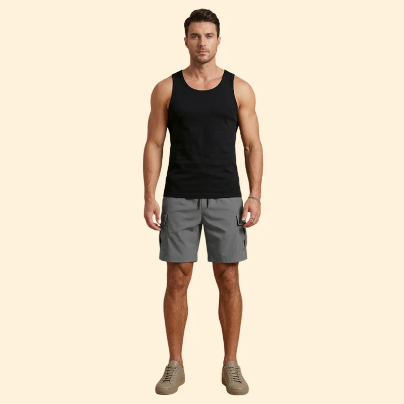 Men’s Utility Shorts with Durable Fabric - Image 2