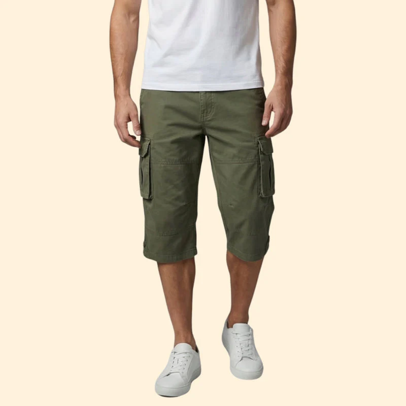 Men’s Versatile 3/4 Trousers with Adjustable Waist - Image 3
