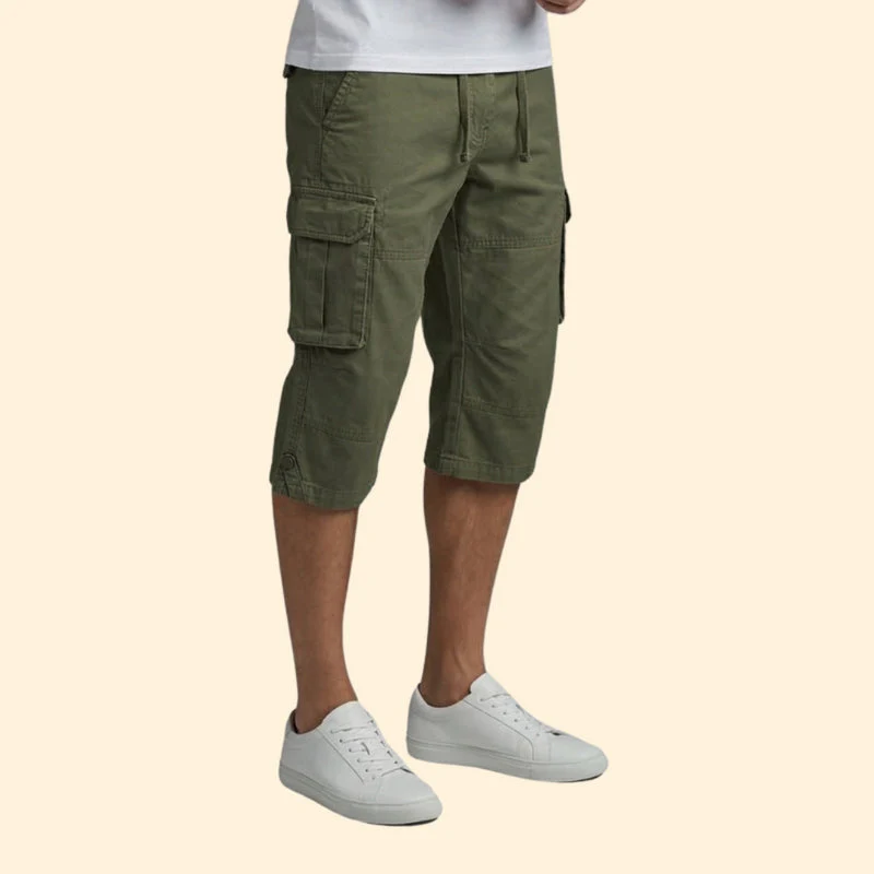 Men’s Versatile 3/4 Trousers with Adjustable Waist - Image 4