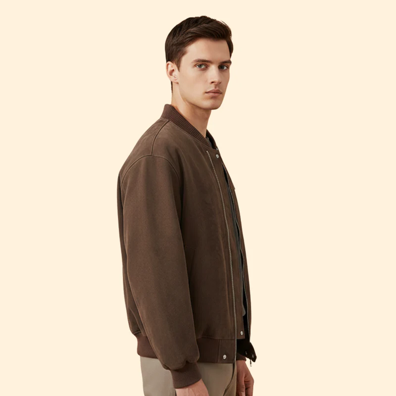 Men’s Vintage Bomber Jacket with Stylish Details - Image 3