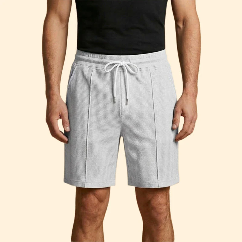 Men’s Waffle Shorts with Adjustable Waistband - Image 11