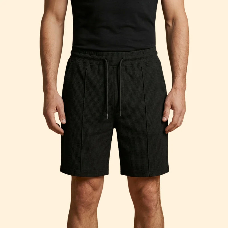 Men’s Waffle Shorts with Adjustable Waistband - Image 3