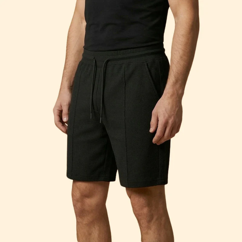 Men’s Waffle Shorts with Adjustable Waistband - Image 4