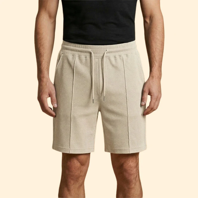 Men’s Waffle Shorts with Adjustable Waistband - Image 8