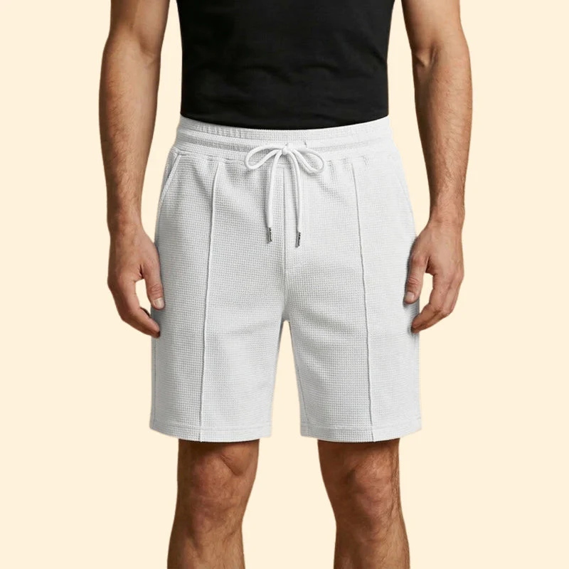 Men’s Waffle Shorts with Adjustable Waistband - Image 9