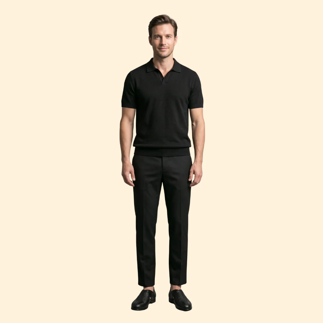 Men's Woven Leather Sandals - Image 2