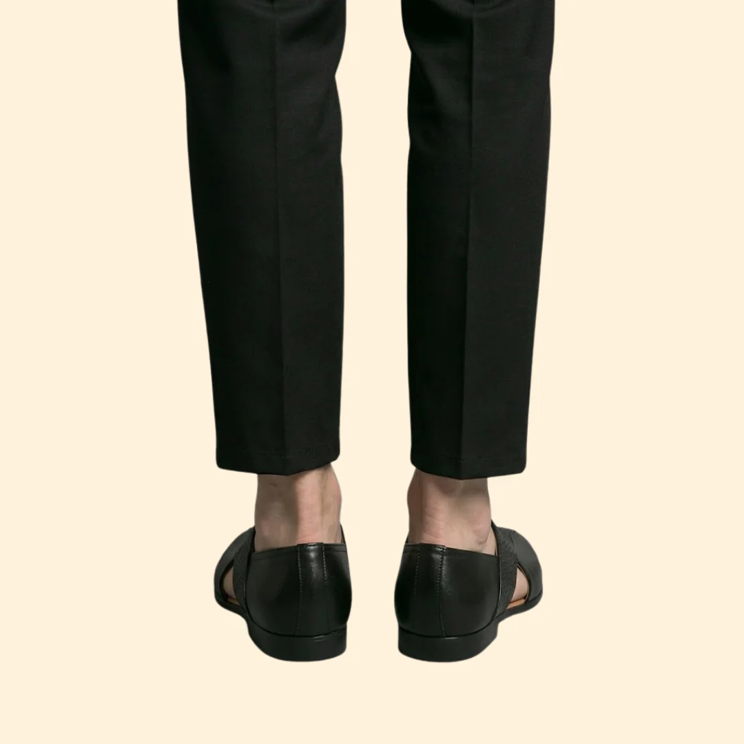 Men's Woven Leather Sandals - Image 6