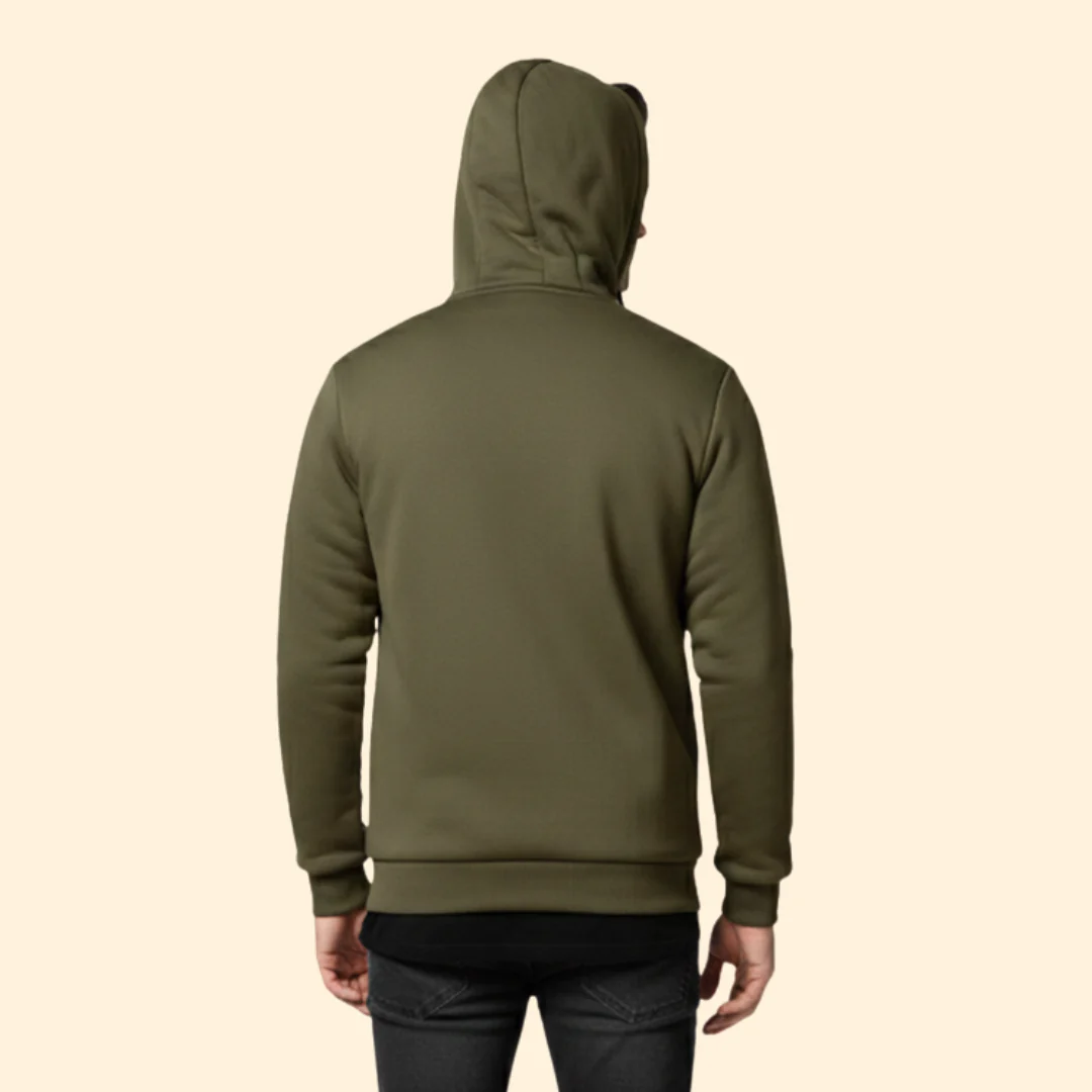 Men’s Zip Jacket with Adjustable Hood - Image 4